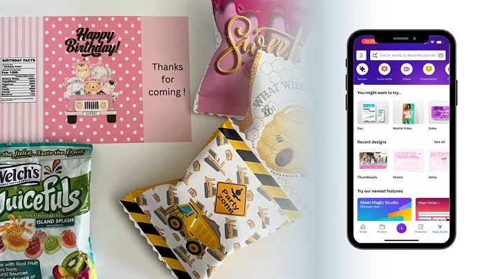 Canva Fruit Snack Party Favor | Part 1: Template and Design Tutorial