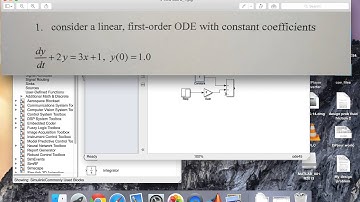 Solving ODE by Simulink ( Matlab )