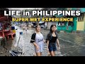 Super wet walk experience at brgy pasong tamo quezon city metro manila philippines 4k 