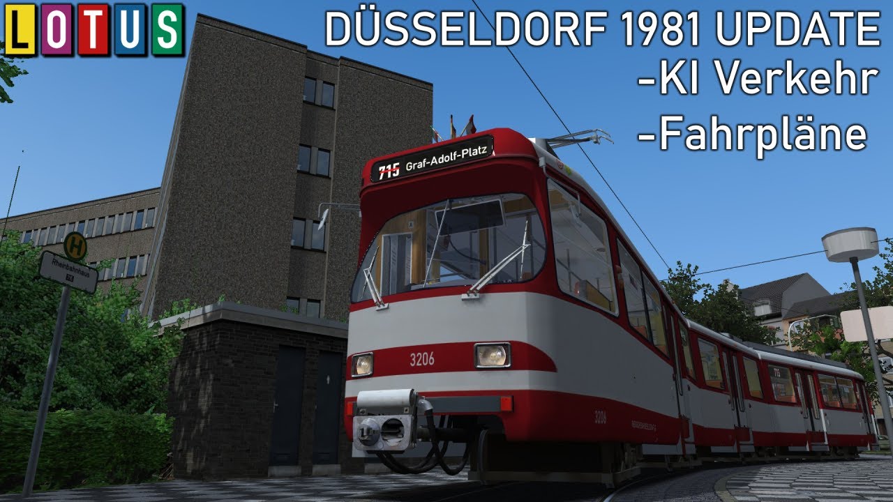Ab jetzt auch mit KI-Straßenbahnen und Fahrplan! | GT8SU 715 | Let's Play LOTUS Düsseldorf 1981 #12