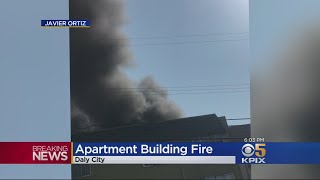 DALY CITY FIRE: 3-Alarm fire erupts at Daly City apartment house DALY CITY FIRE: 3-Alarm fire erupts at Daly City apartment house