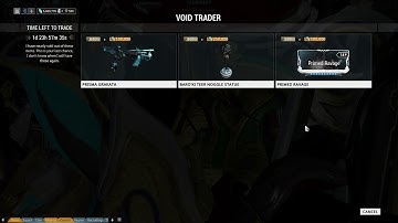 Warframe Void Trader(PC) 6/12/2015 Video