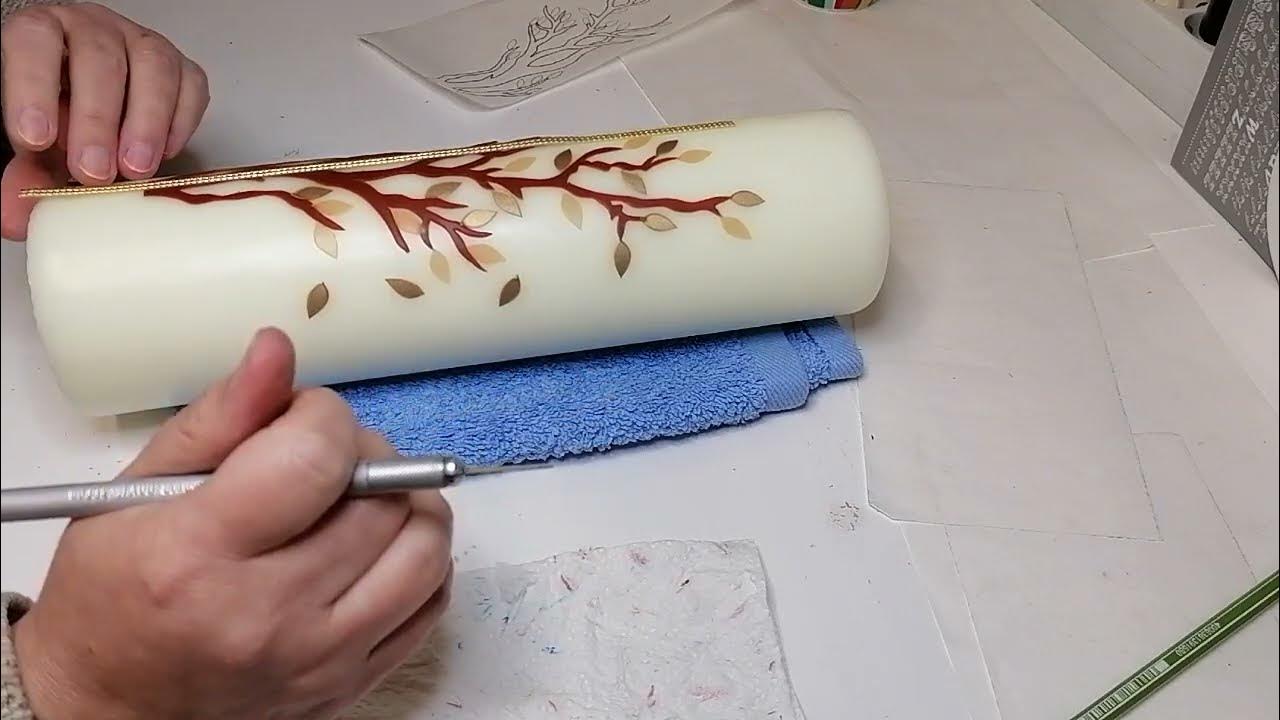 Make candles yourself Make a memorial candle yourself DIY memorial