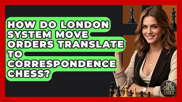 How Do London System Move Orders Translate To Correspondence Chess? - The Chess Codex