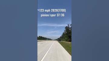 123 mph limitless run…SRD V2’s 2028(1700)…moving up to 38/39 pinion next!