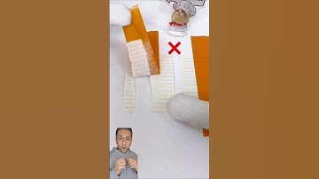 Remove the tape without damaging the paper #funny #experiment #lifehacks #fyp #viral #foryou
