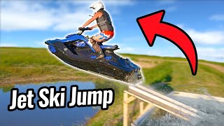 Jet Ski Pool Jump!!