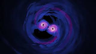 Simulation Reveals Spiraling Supermassive Black Holes