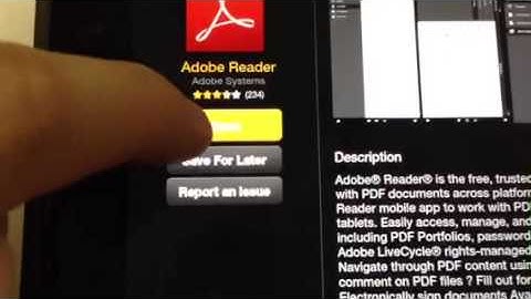 Kindle fire PDF viewer