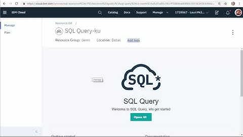 IBM Cloud SQL Query