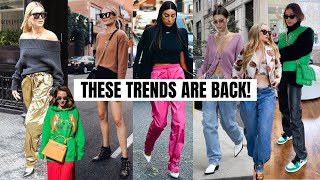 These Unexpected Fashion Trends Are BACK - Fall Trends 2021