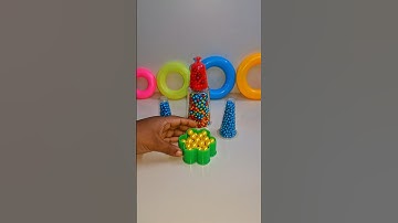 Satisfying reverse beads ASMR 💜💕❤️ #satisfying #asmr #reverse #beads #shorts