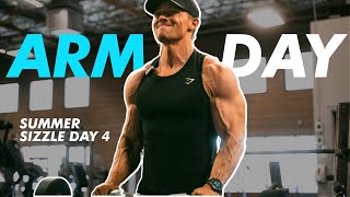 Summer Sizzle Day 4 + Shoulders and Arms Workout