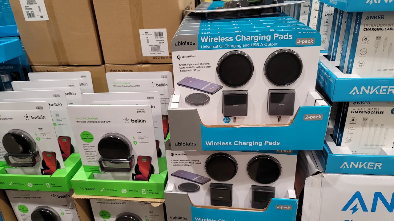 Costco Wireless Charging Pads BELKIN, SCOSCHE, and UbioLabs YouTube