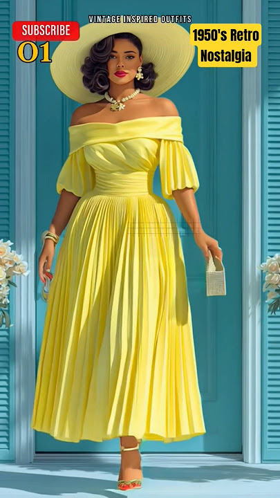 Bring Back the 1950s: Elegant & Timeless Fashion for Women Over 50, 60 #MatureFashion #FashionOver50