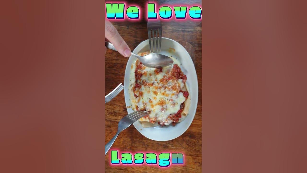 The Lasagna Song!! Hmm That's Strange Lasagne Song (I Love Lasagna) #shorts