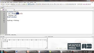 QTP   Returning Array From Function