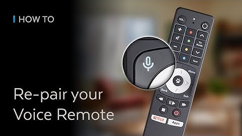 How To - Re-pair Voice Remote