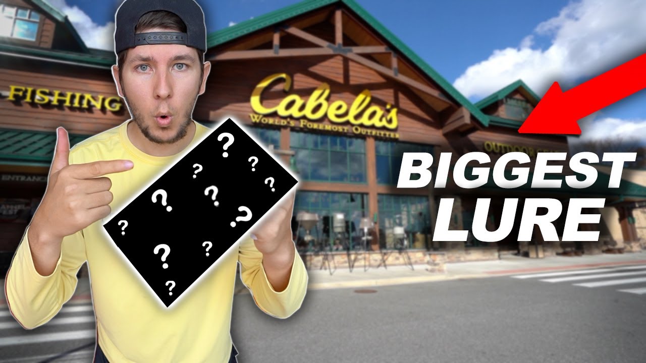 I bought the BIGGEST Fishing Lure in Cabelas!! (Does it work?) YouTube