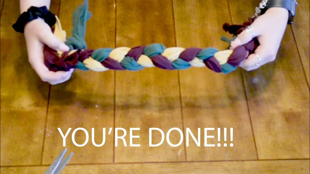 How to Make a Dog Toy with Tshirts YouTube