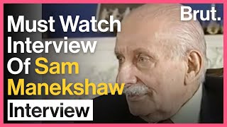 The MAN In Sam Manekshaw