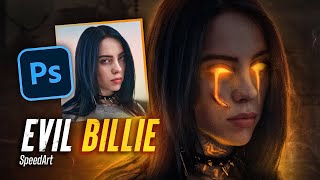 I Turned  Billie Eilish Into An Evil Using Photoshop