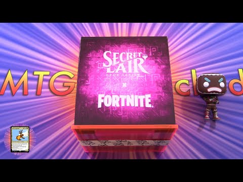 MTG Secret Lair Fortnite Unboxing!