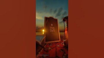motion graphics save the date video with song status | save the date | 3d