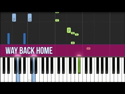 Shaun Way Back Home Easy Piano Tutorial Youtube Shaun Way Back Home Easy Piano Tutorial Youtube