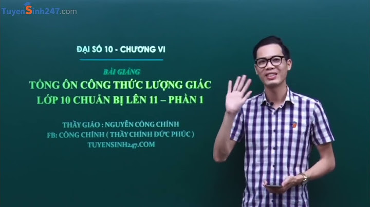 Bài tập chương công thức lượng giác lớp 10 năm 2024