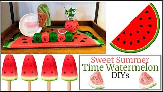 Watermelon Summer DIYs/ Sweet Summer Time/ Summer Decor/