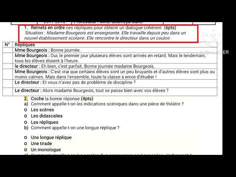 2éme année collège évaluation N4 deuxième semestre la production écrite التانية إعدادي الفرض الرابع