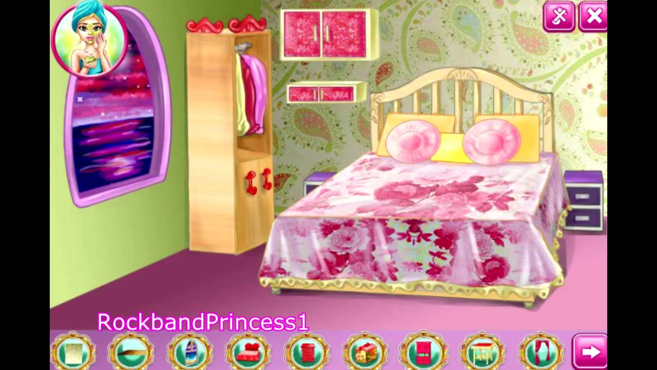 barbie bedroom games