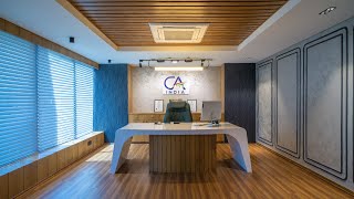 Eye Catching Office Design By Heaven Interiors | Ahmedabad