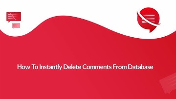 How To Instantly Delete Comments From WordPress Database
