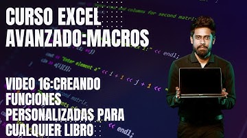 "📊🖥️📝 Excel VBA: Creando funciones personalizadas para cualquier libro" 📘💡🔧