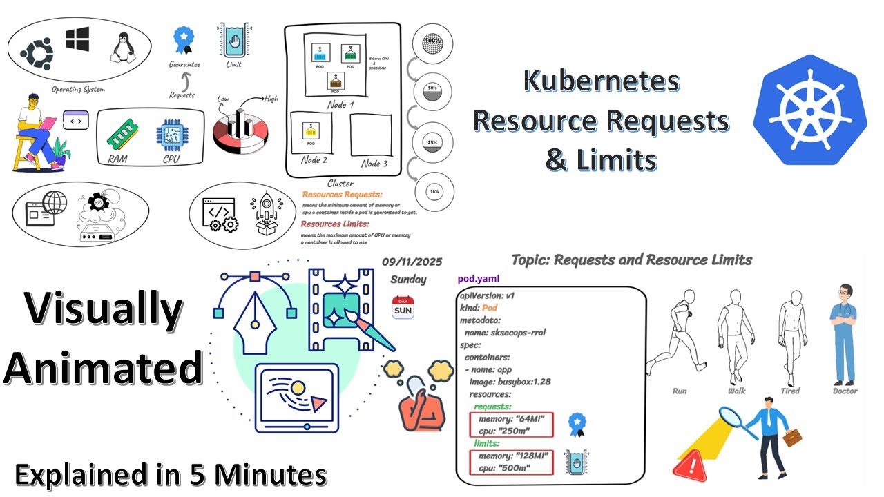 Requests and Limits in kubernetes in just 5 minutes - YouTube