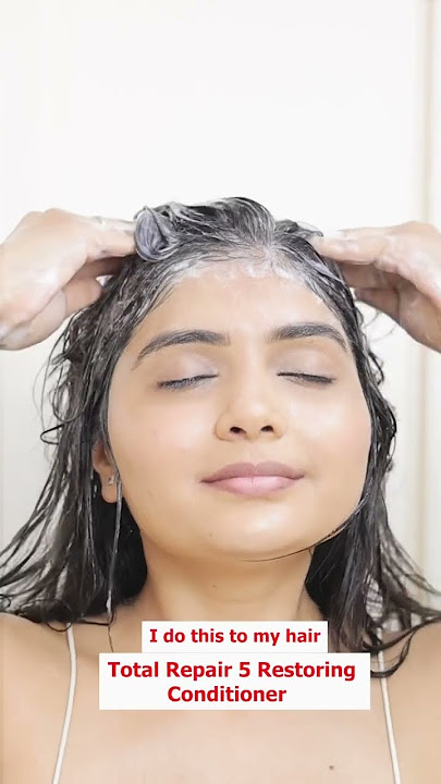 My Hair Wash Routine With L'Oreal Paris Total Repair 5 Range