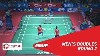 MD | GIDEON\/SUKAMULJO (INA) [1] vs ONG\/TEO (MAS) | BWF 2018