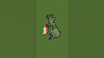 British Isles Small Scale #uk #tea #minecraft #flags #build #skibidi #scales #geomapping #ireland