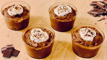 NO BAKE Chocolate Dessert Cups | NO EGG | NO SUGAR | Easy Dessert Recipe