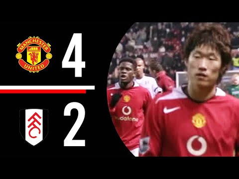 Manchester United v Fulham | RONALDO Scores two | Highlights | 2005/2006