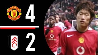 Manchester United v Fulham | RONALDO Scores two | Highlights | 2005/2006