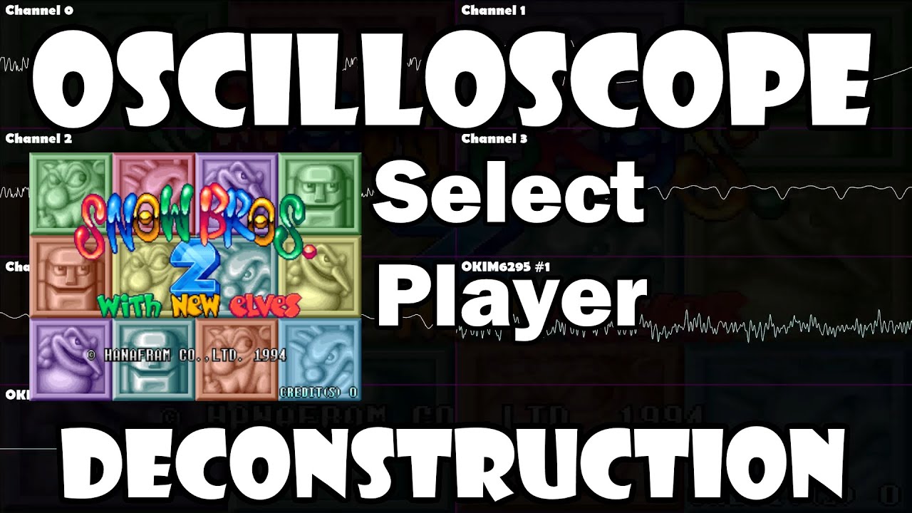 Snow Bros 2 (Arcade) - Player Select - Oscilloscope Deconstruction