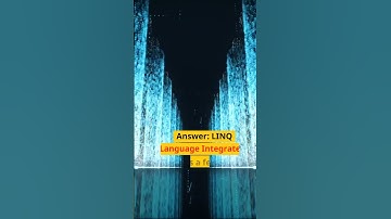 What is LINQ in dotNet? DotNet Interview Question 45 of 100: