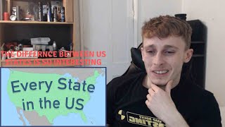 British Guy Reacting to Every State in The US