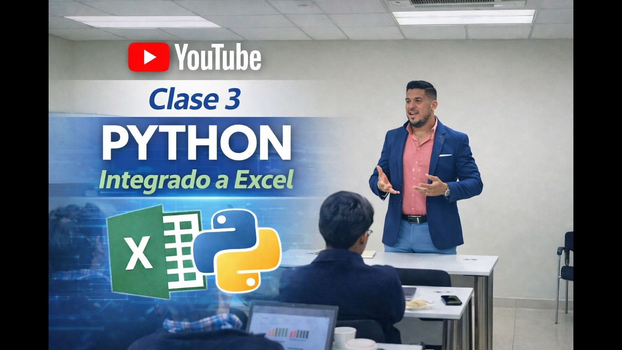 Python integrado a excel - sesión 3 🐍 - YouTube