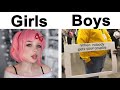 BOYS VS GIRLS MEMES