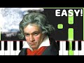 Moonlight Sonata - Ludwig van Beethoven | EASY Piano Tutorial