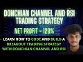 DONCHIAN CHANNEL AND RSI BREAKOUT TRADING STRATEGY | TRADINGVIEW PINESCRIPT |